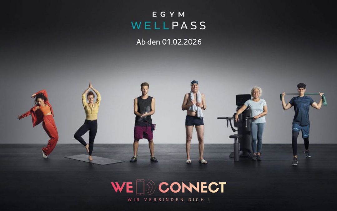 Wir starten mit EGYM Wellpass – Firmenfitness bei WeConnect